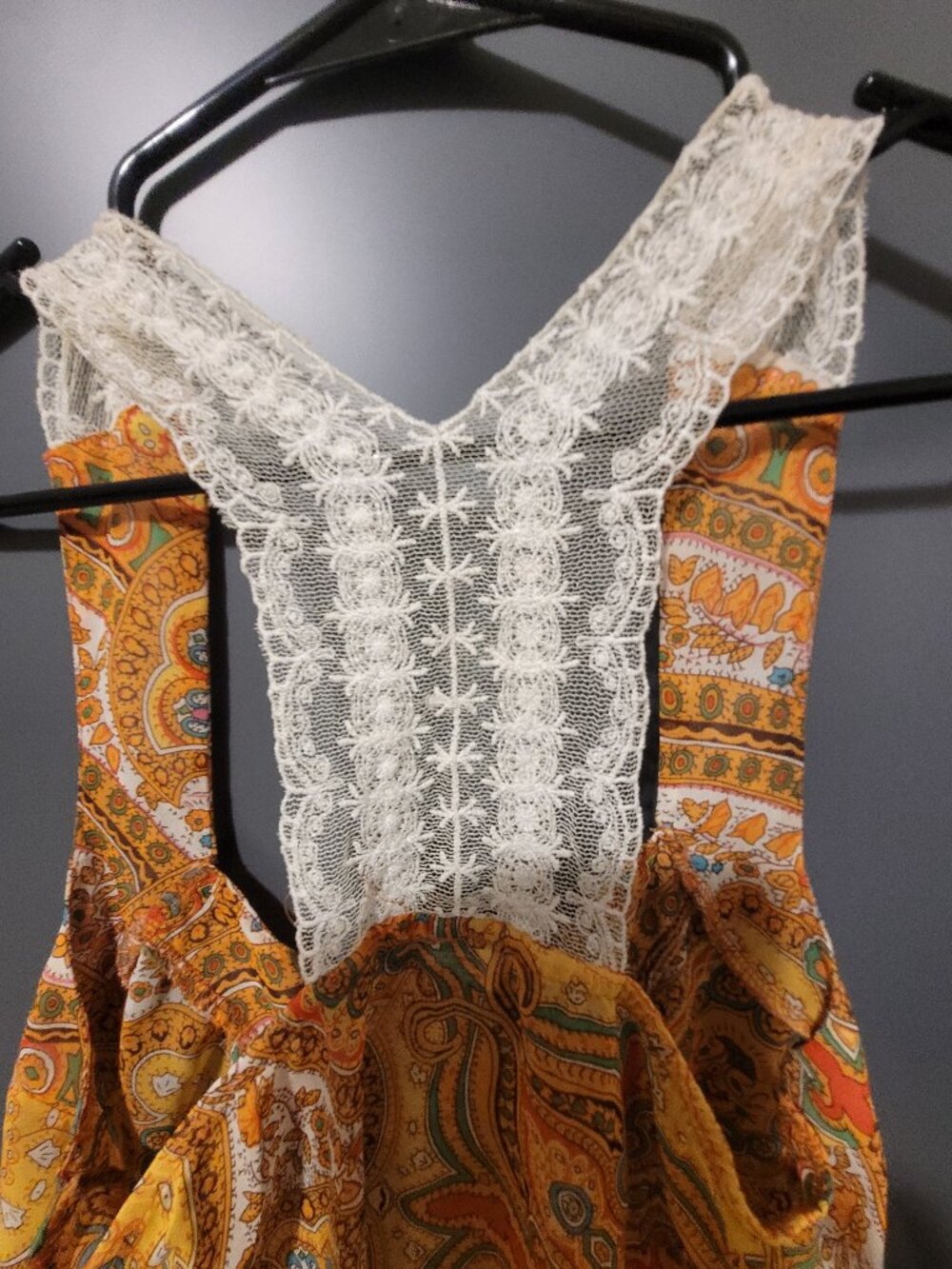 Nordstrom Lace Top/Medium/Autumn Paisley - Picture 2 of 3